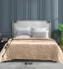 Beige Cloudy Mink Silky-Soft All Season Single Quilt Blanket