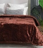 Brown Cloudy Mink Silky-Soft All Season Single Quilt Blanket
