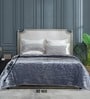 Grey Cloudy Mink Silky-Soft All Season Single Quilt Blanket