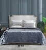 Grey Light Weight Cloudy Mink Silky Quilt