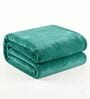 Teal Cloudy Mink Silky-Soft All Season Double Blanket