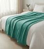 Teal Cloudy Mink Silky-Soft All Season Double Blanket