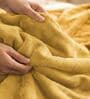 Yellow Cloudy Mink Silky-Soft All Season Double Blanket