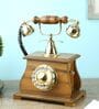 Vintage Working Telephone In Golden
Brass Showpiece