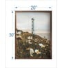 lighthouse with flowers, coastal wall art