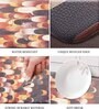 Lightning Abstract Microfibre 30x18 Inches Anti Skid Door Mat