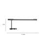 LightStrip Grey Aluminium LED Table Lamp