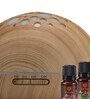 Lightwood 2 in 1 Ultrasonic Aroma Diffuser Humidifier with 4 Assorted Fragrance Oils