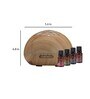 Lightwood 2 in 1 Ultrasonic Aroma Diffuser Humidifier with 4 Assorted Fragrance Oils