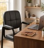 Ligno Guest Chair In Black Colour