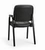 Ligno Guest Chair In Black Colour