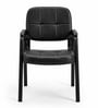 Ligno Guest Chair In Black Colour