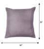 Lilac Cotton Blend Solid 16x16 inches Cushion Covers (1pc)