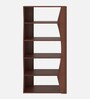 Lilac Bookshelf In Walnut Colour
