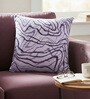 Lilac Polyester Abstract 16x16 inches Cushion Cover