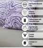 Lilac Polyester Abstract 16x16 inches Cushion Covers Set of 2