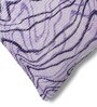 Lilac Polyester Abstract 16x16 inches Cushion Covers Set of 2