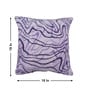 Lilac Polyester Abstract 18x18 inches Cushion Covers Set of 5