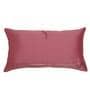 Pink Geometric Polyester Blend 22 x 12 Inches Cushion Cover