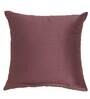 Lavender Textured Polyester 16 x 16 Inches Cushion Cover