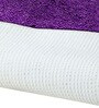 Lilac Solid 100% Polyester AntiSkid Bathmat