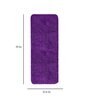 Lilac Solid 100% Polyester AntiSkid Bathmat