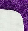 Lilac Solid 100% Polyester AntiSkid Bathmat