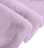 Lilac Solid Polyester 4 X 6 Feet Machine Made Carpet