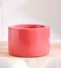 Lilac Stories Bowl Red Ceramic Planter