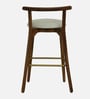Lille Sheesham wood bar chair In Scratch Resistant Provincial Teak Finish