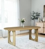 Lillebonne Mango Wood 6 Seater Dining Table In Natural Finish