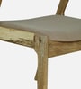 Lillebonne Mango Wood Dining Chair In Natural Finish ( Set of 2 )