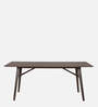 Lillian 6 Seater Dining Table in Walnut Colour