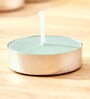 Lilly Scented Set Of 50 Blended Wax Green Color Tealight Candles