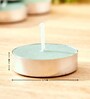 Lilly Scented Set Of 50 Blended Wax Green Color Tealight Candles