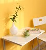 Lilo Collapsible Writing Table in White Colour