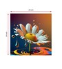 Lily Flower Multicolour Canvas Framed Wall Painting
