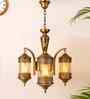 Lily Gold Metal Cluster Hanging Light