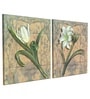Lily Multicolour Synthetic Wood Framed Canvas Art Print