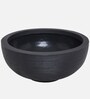 Lily Pan Black Polyethylene  Floor Planter