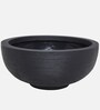 Lily Pan Black Polyethylene  Floor Planter