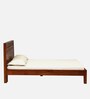 Lima Solid Wood King Size Bed In Honey Oak Finish