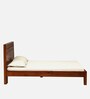 Lima Solid Wood Queen Size Bed In Honey Oak Finish