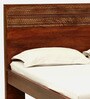 Lima Solid Wood Queen Size Bed In Honey Oak Finish