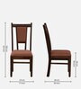 Limburg Sheesham Wood 4 Seater Dining Set In Provincial Teak Finish And Mocha Mousse Colour
