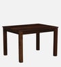 Limburg Sheesham Wood 4 Seater Dining Set In Provincial Teak Finish And Mocha Mousse Colour