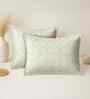 Lime Cotton 27x18 Inches Pillow Covers (Set of 2)