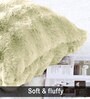 Lime Fur Super Soft 16x16 Cushion Cover Lime Fur Super Soft 16x16 Cushion Cover