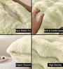 Lime Fur Super Soft 16x16 Cushion Cover Lime Fur Super Soft 16x16 Cushion Cover