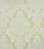 Green Cotton Light Filtering 7 Feet Eyelet Curtain (1 Piece)